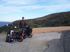 Die ersten Kilometer in Spanien (2).