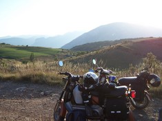 Auf 1300 m Höhe.
