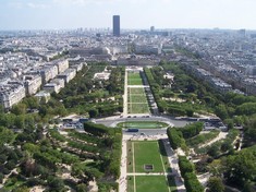 Ausblick über Paris.