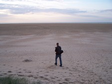 Sonnenuntergang am Strand in Frankreich (8).