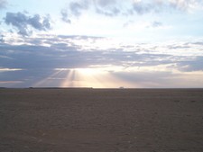 Sonnenuntergang am Strand in Frankreich (12).