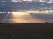 Sonnenuntergang am Strand in Frankreich (14).