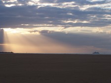 Sonnenuntergang am Strand in Frankreich (15).