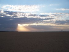 Sonnenuntergang am Strand in Frankreich (16).