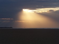 Sonnenuntergang am Strand in Frankreich (17).