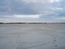 Sonnenuntergang am Strand in Frankreich (23).