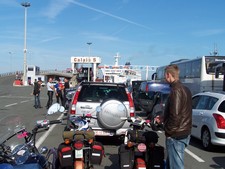 Ankunft unserer Fähre in Calais (2).